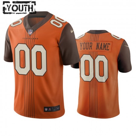 Camiseta Niño NFL Cleveland Browns Personalizar Marrón City Edition Vapor Limited